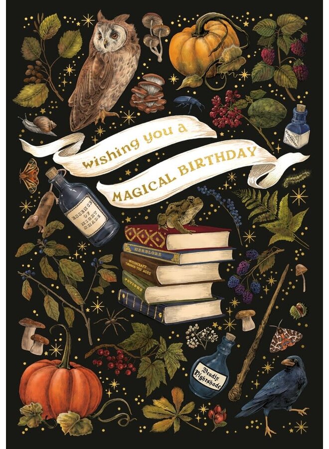 Spell Binding Magical  Birthday  Card