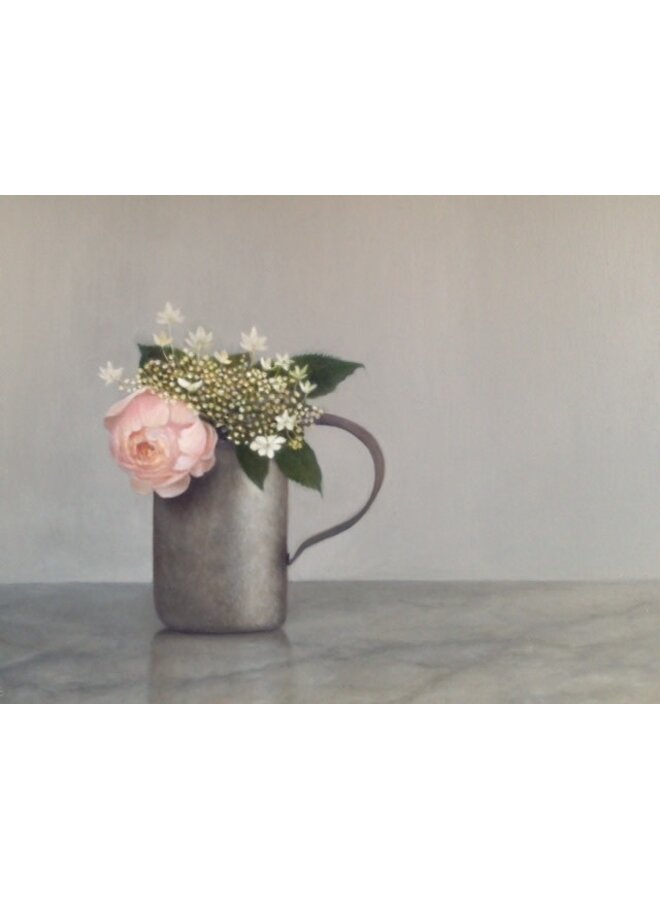 Rose et hortensia dans une mesure d'un quart, impression giclée 112 (détail)