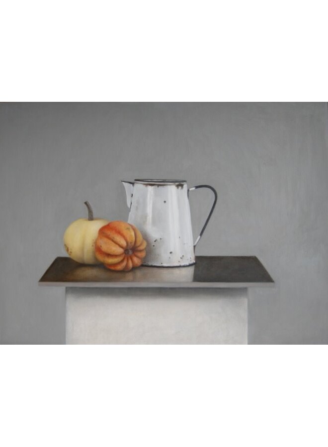 Enamel Jug and Pumpking Giclee Print 116