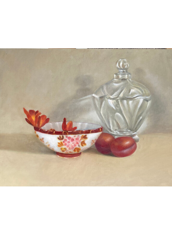 Montbretia and Plums