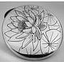 Lily Hand Made Hammered Pewter Box Large 20