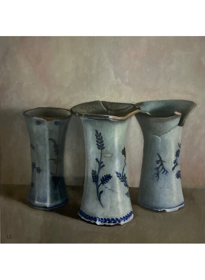 Three Broken Vases   Giclee Print