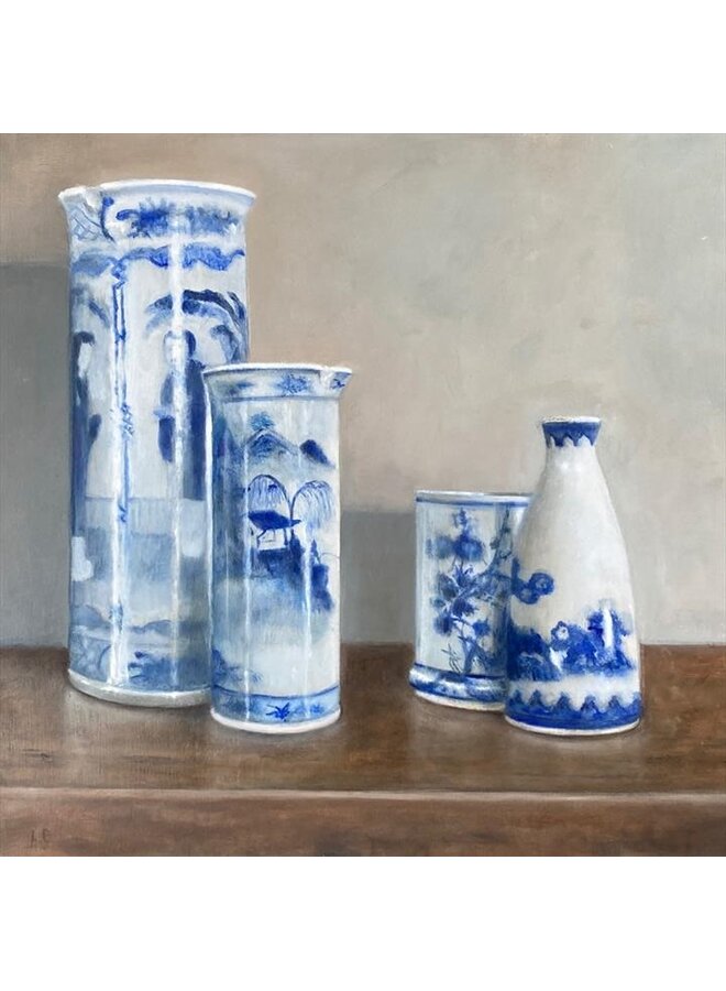 Blue and White Vases  Giclee Print