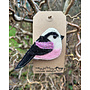 Long Tailed Tit Felt Brooch 22