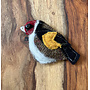 Goldfinch  Felt Brooch 20