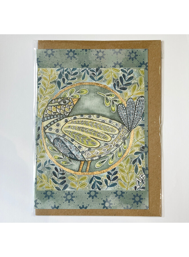 Green Pigeon Art Card 16