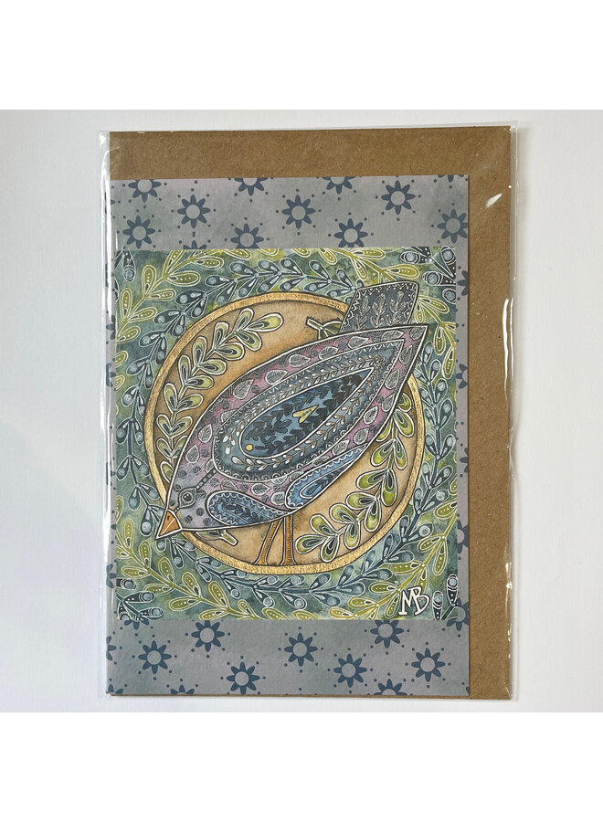 Pink Pigeon Art Card 13