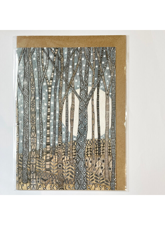 Carte artistique Arbres de la Lune Bleue 12