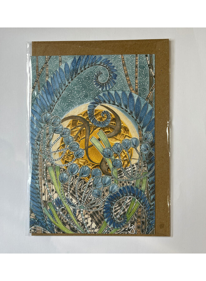 Swallows and Ferns  Art Card 11
