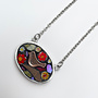 Copy of Green Oval Mosaic Pendant 61