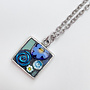 Floral Square Mosaic Pendant 72