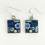 Floral Square  Mosaic Stud Earrings 68