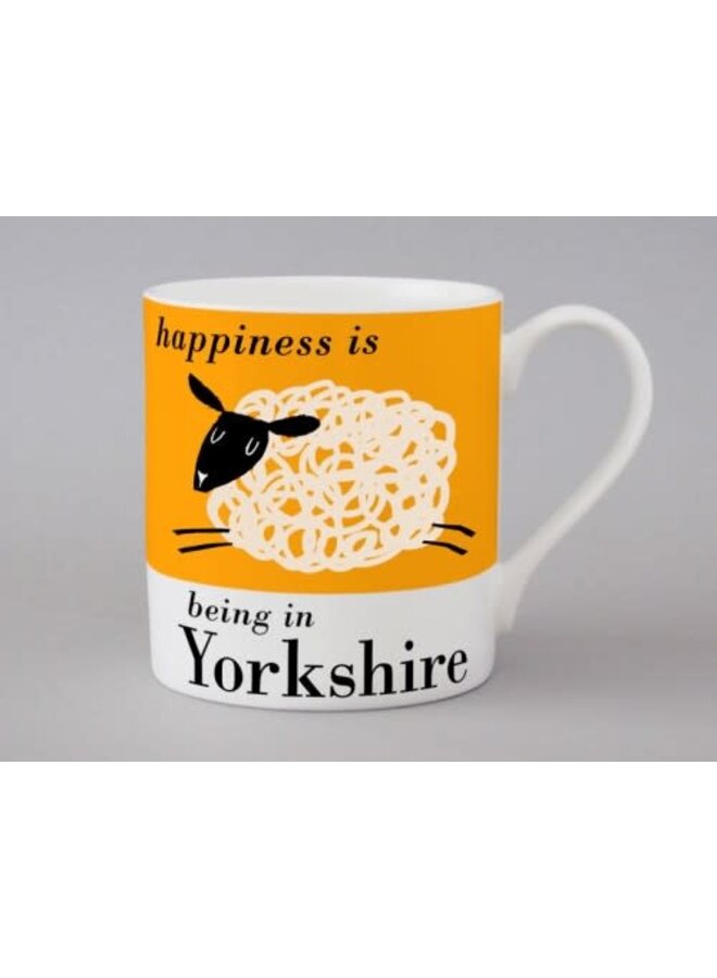 Happiness  Being in Yorkshire Orange Sheep400