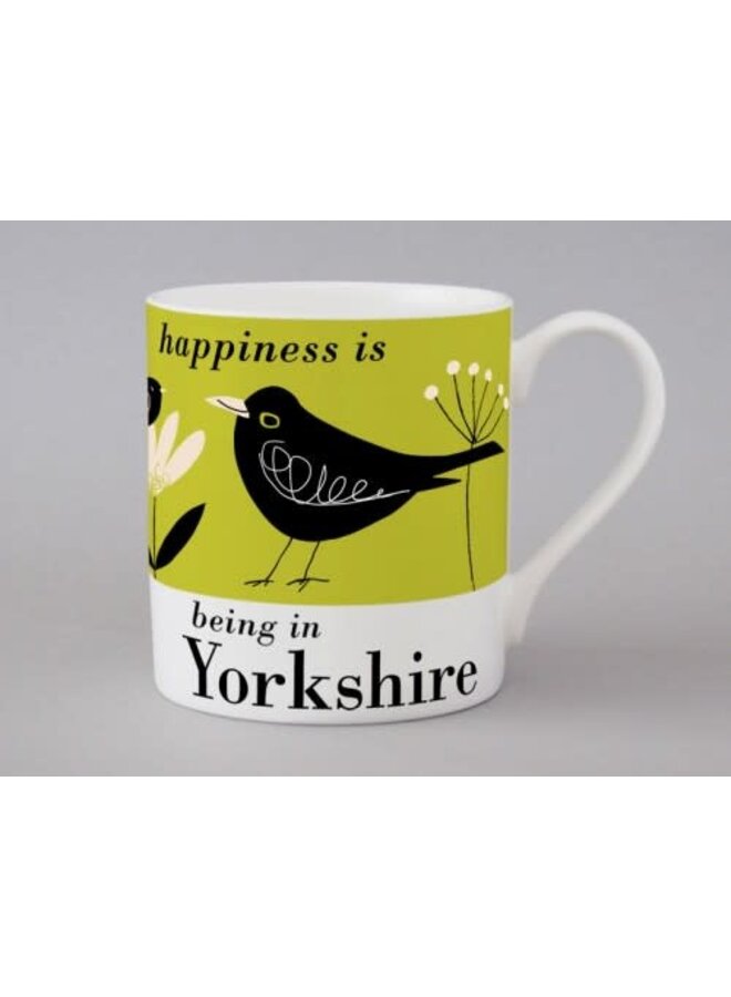 Le bonheur d'être dans le Yorkshire Green Blackbird 399