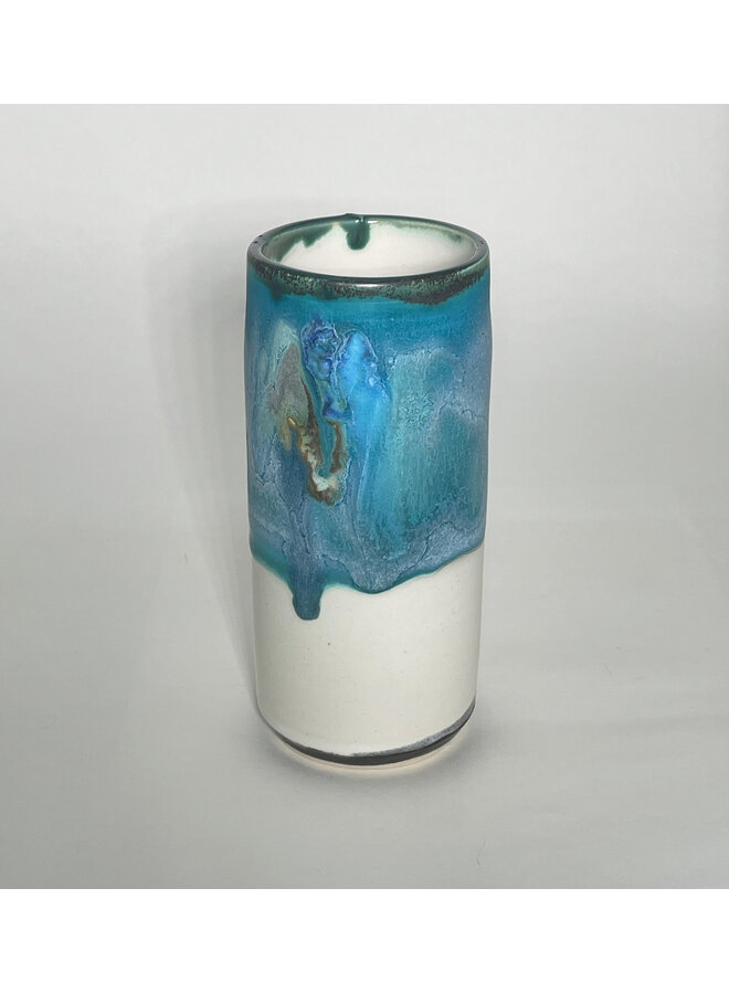 Window Sill Ocean Blue Pod Vase 117