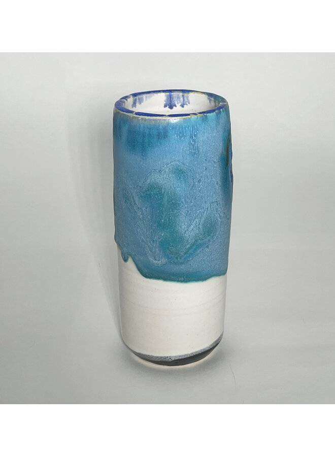 Window Sill Ocean Blue Pod Vase 114