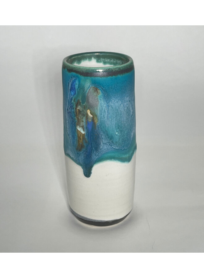 Window Sill Ocean Blue Pod Vase 112