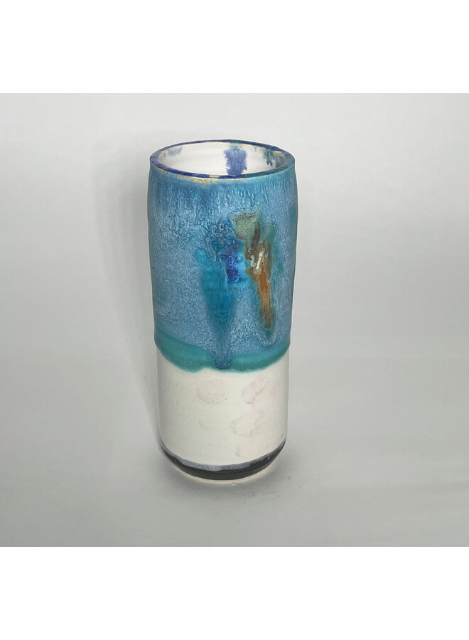 Window Sill Ocean Blue Pod Vase 115