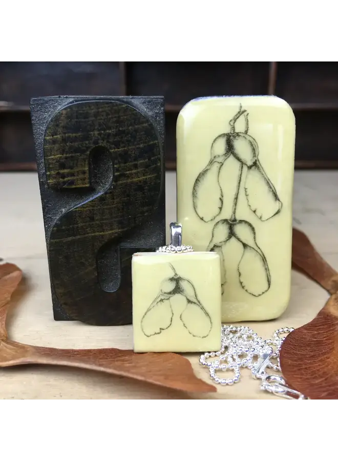 Sycamore Scrabble I  Tile Pendant and Tiny Tin 94