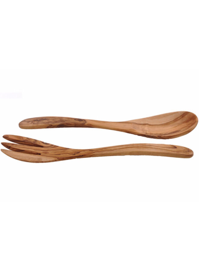 Salad Servers Olive Wood  Large  46