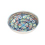Bowl Flat Shape  Rainbow Pattern Large 42