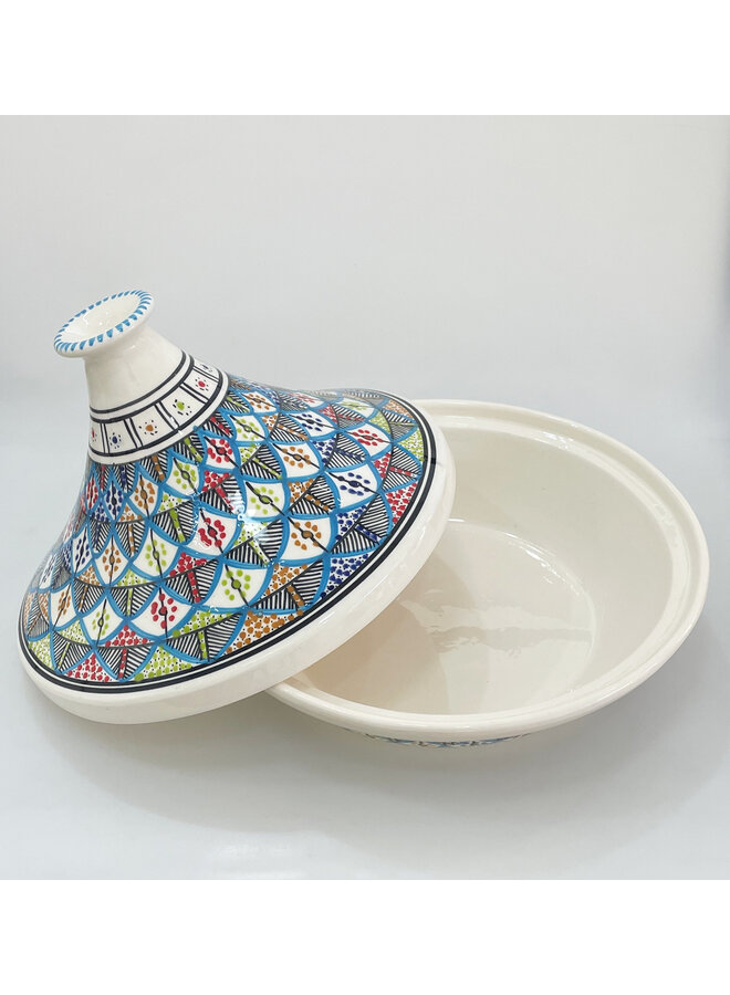 Tajine Rainbow - Medium - hand made 37