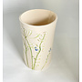 Vase large en céramique à motif floral 23
