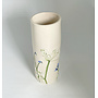 Floral  Tall Slim Ceramic  Vase 20