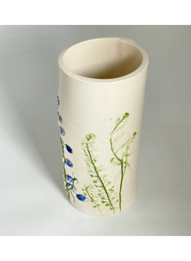 Vase moyen en céramique à motif floral 16