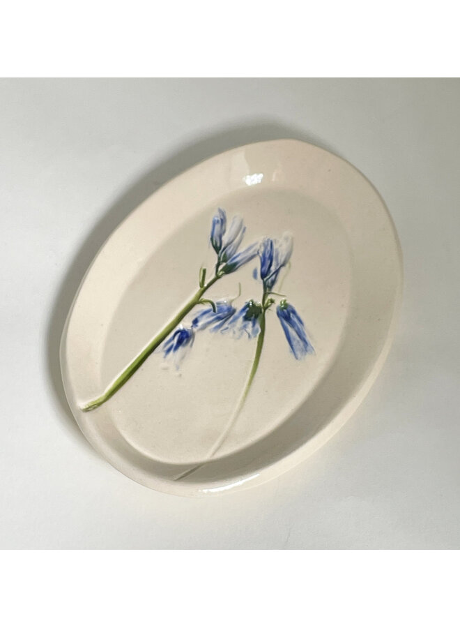 Floral Mini Oval  Ceramic Platter  06