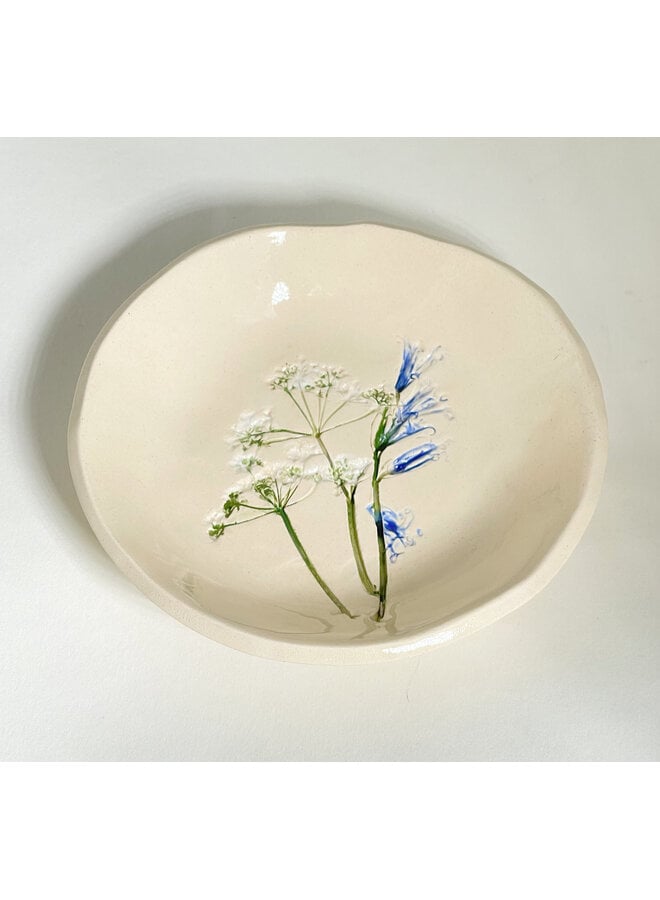 Floral Trinket Ceramic Bowl 01