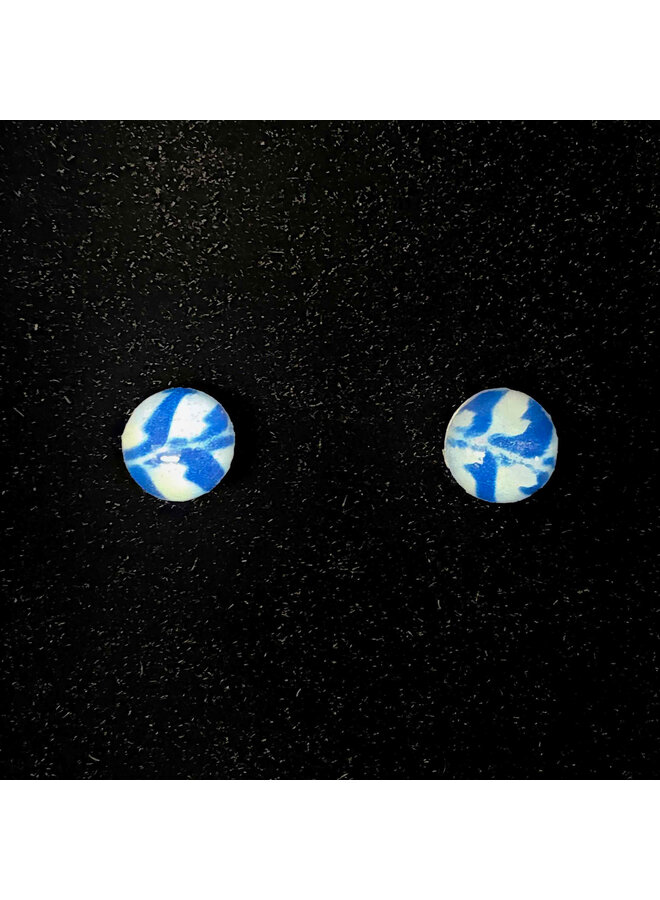 Cyanotype Stud Earrings 63