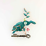 Hare Leaping  on a Key