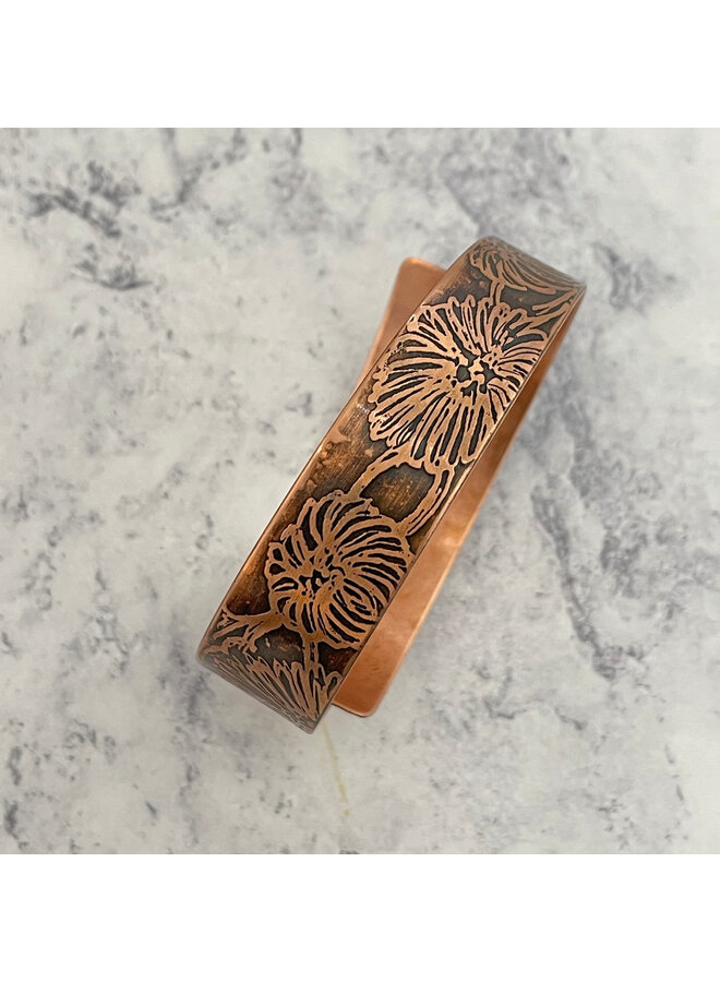 Brazalete superpuesto Margarita Cobre 193