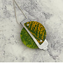 Miro Green / Yellow contrast necklace 214