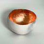 Mini pot lisse à graines avec feuille de cuivre 02