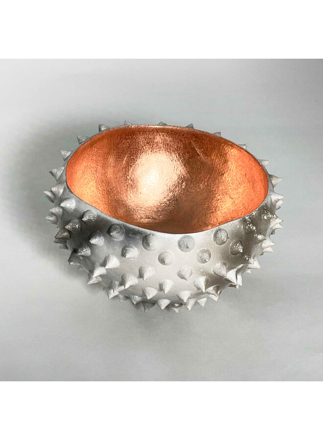Pot à graines de saggar épineux avec feuille de cuivre 07