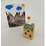 Todmorden Tiny Ceramic House with Star 10
