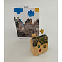 Todmorden Tiny Ceramic House with Star 11