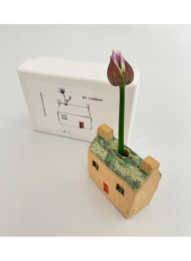 Vase Tiny Ceramic House 13