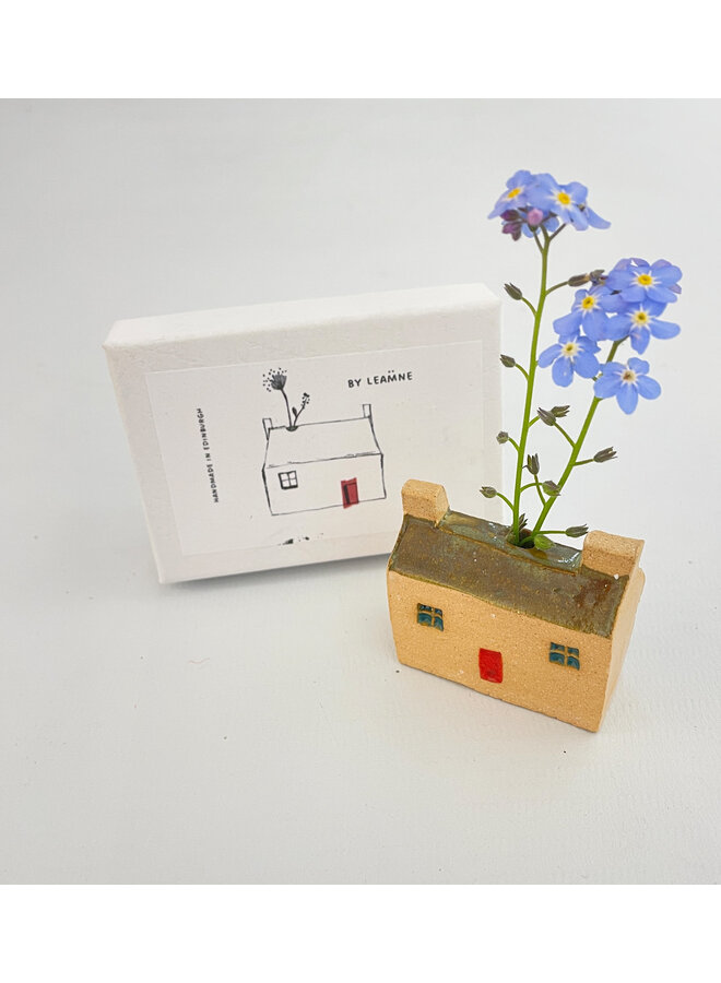 Vase Tiny Ceramic House 17