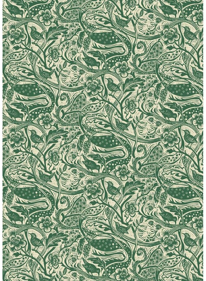 Wren Double Sided Gift Wrap by Mark Hearld