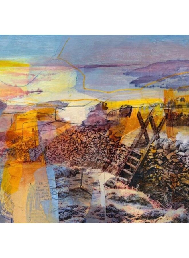 Windermere from Loughrigg Brow Artist Square Card 119