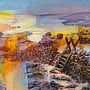 Windermere from Loughrigg Brow Artist Square Card 119