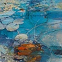 Blue Sky Reflected Artist Square Card 104