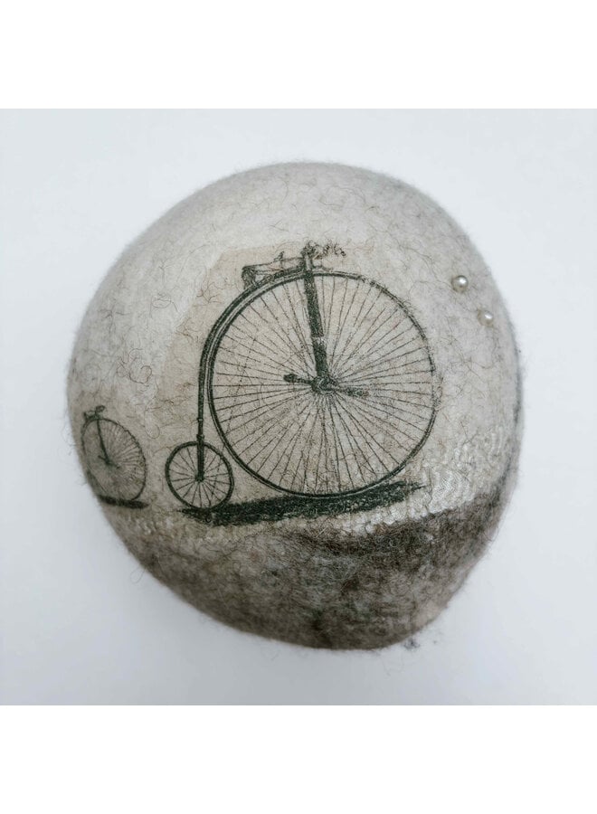 Bicycle Large Felt Pebble 002