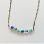 Necklace Capsule Pale Blue - 0.6