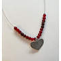 Necklace Beaded Heart - 0.14