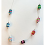 Multicolour Necklace Foil spaced - 0.13