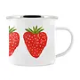 Strawberries Enamel Graphics Mug
